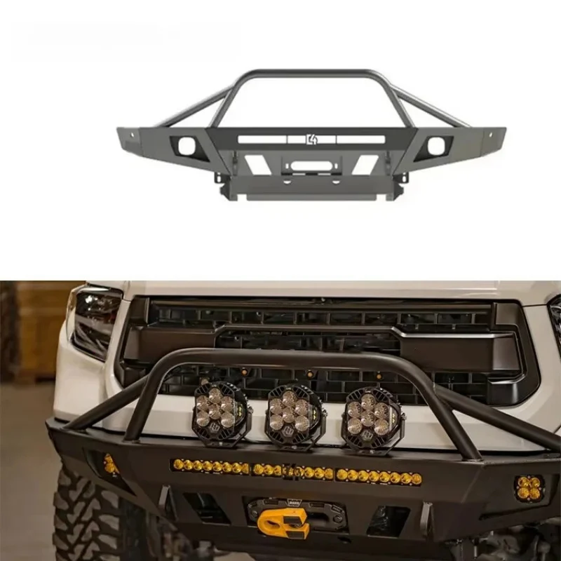 

Iron Big Bull Bar Front Bumper Tundra 2014-2021 Pickup Truck and Off-road Vehicle ,Exterior Modification Parts