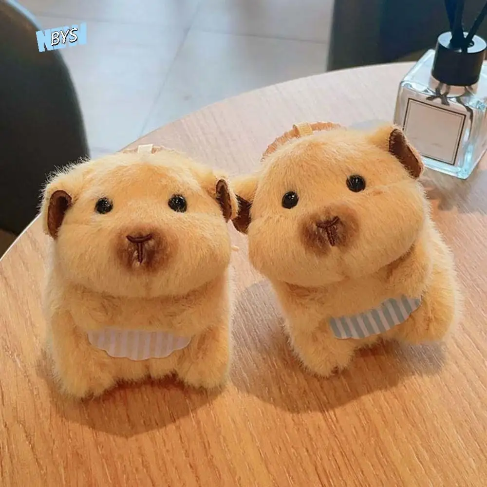 

Stuffed Animal Hamster Plush Pendant Hanging Decoration Bag Charm Stuffed Animal Keyring Cute Doll 8cm Hamster Plush Keychain