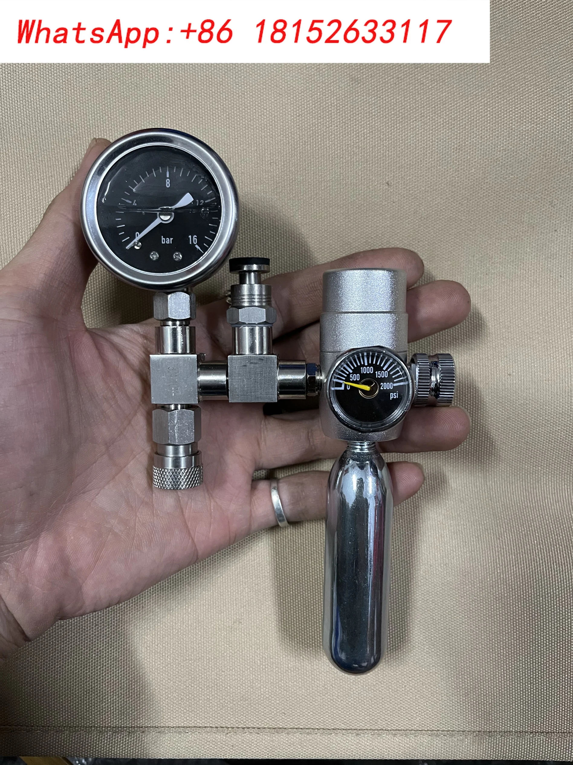 ماكينة القهوة الهوائية، صمام تخفيض ضغط ثاني أكسيد الكربون ثاني أكسيد الكربون، يمكنها التحكم في الغمر المسبق، وإخراج الضغط المستمر