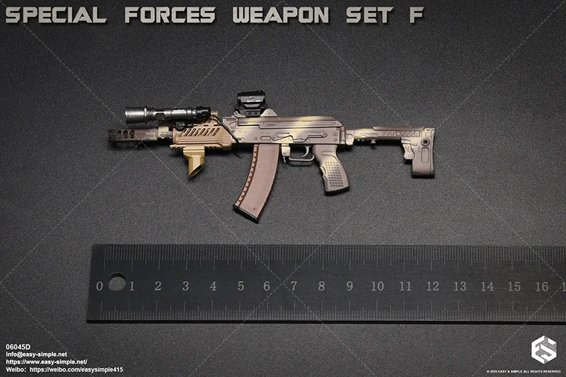 Fácil e simples 06045 1/6 escala mini acessório armyman arma modelo brinquedos não pode atirar para figura de ação de 12 polegadas adereços de cena de soldado