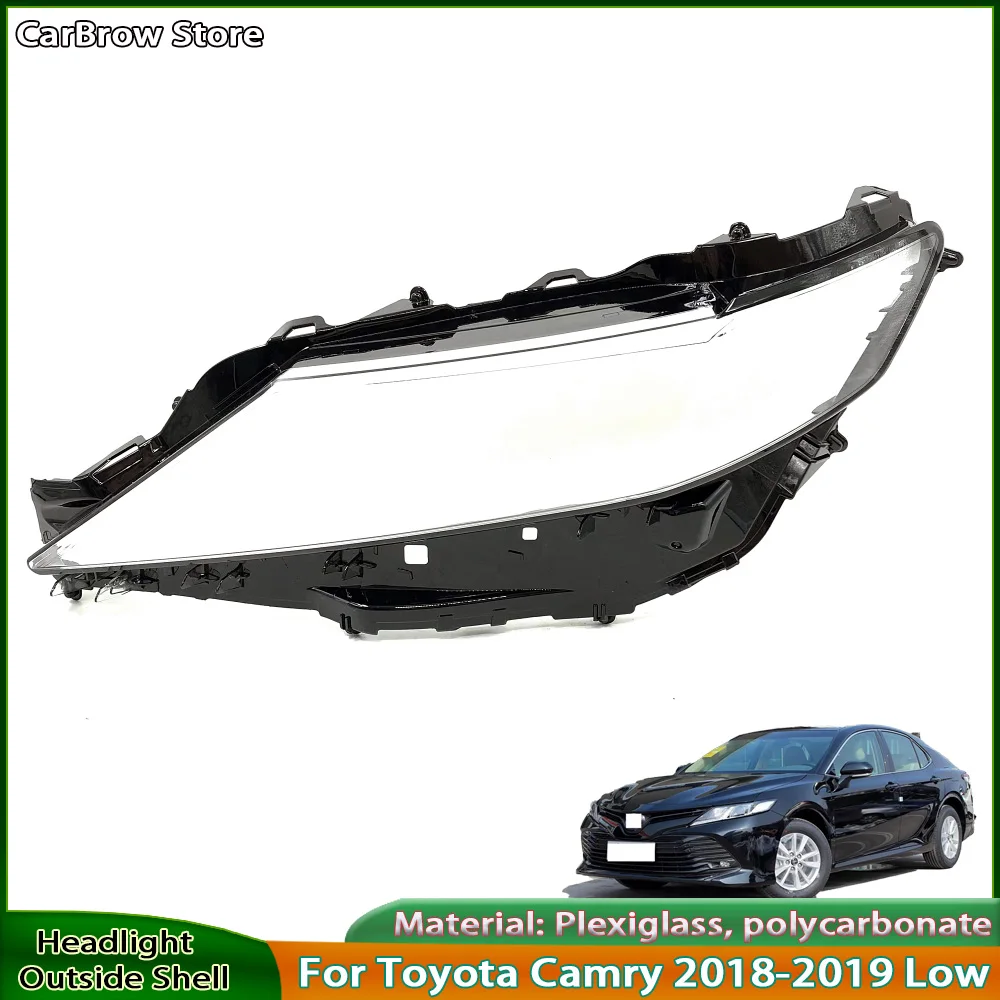 

For Toyota Camry 2018 2019 2020 2021 2022 Car Accessories Foglight Lens Cover Fogs Lamp Shell Lampshade Transparent Shade Mask