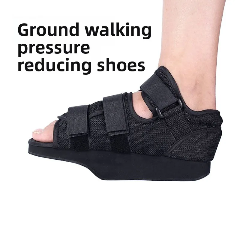 NEW Forefoot Rearfoot Decompression Shoe, Non-weight Bearing Recovery Footwear, Toe Bone Fracture Protective Brace Walking Shoe
