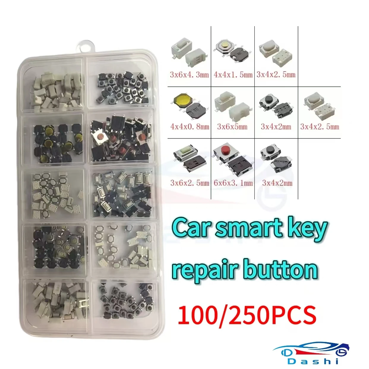 Car Remote Control Key Touch Switches Tactile Push Button Switches For  VW Toyota Kia Honda Nissan  Peugeot Hyundai