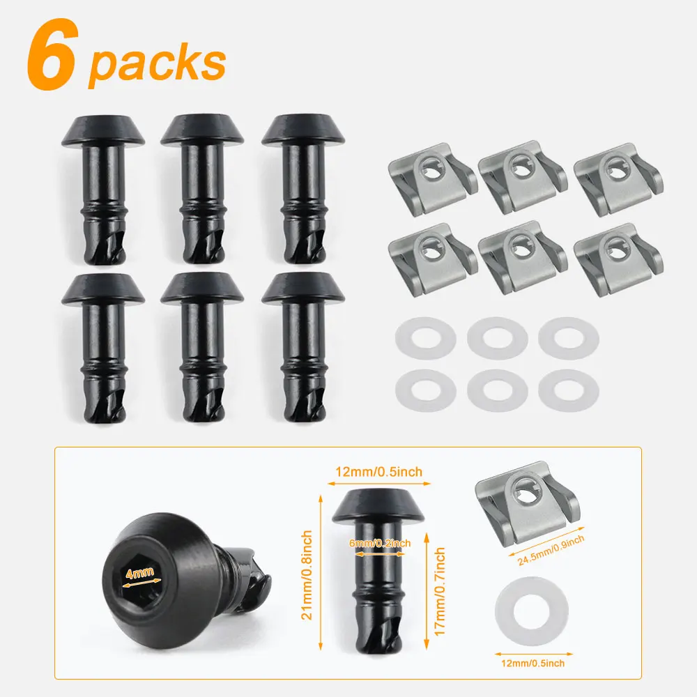 17mm Motorrad Quick Release Drehen Rennen Verkleidung Verschluss Universal Für Ducati 749 916 MV Agusta Aprilia Yamaha R1 R6 GSXR Honda