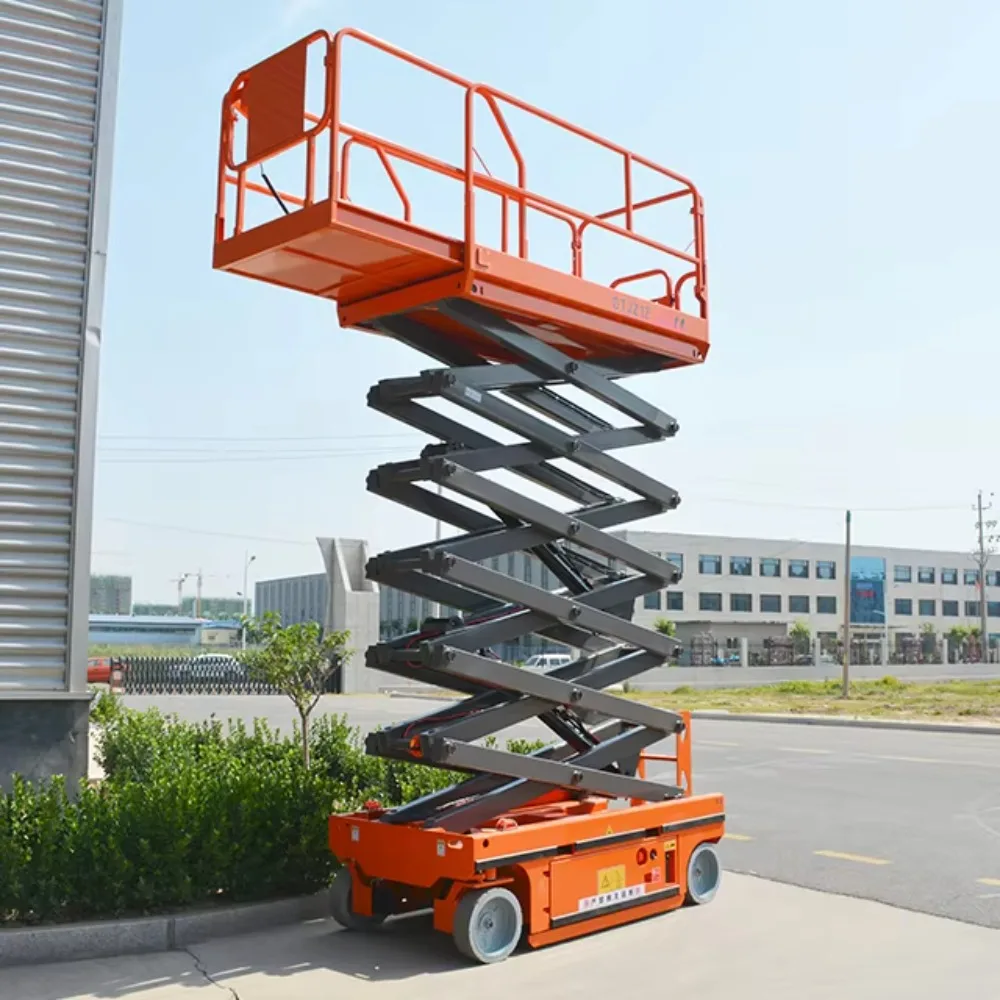 

6m 320kg Scissor Lift Platform Aerial Working Platform Self-propelled Scissor Lift Construction Building Use Manlift Elevator