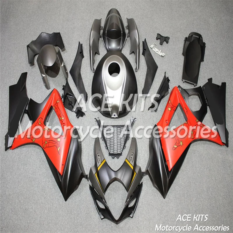 ACE KITS New ABS  Fairings Kit Fit For  SUZUKI GSXR1000 K7 2007-2008 Various Color Patterns Can Be Customized  No.1015