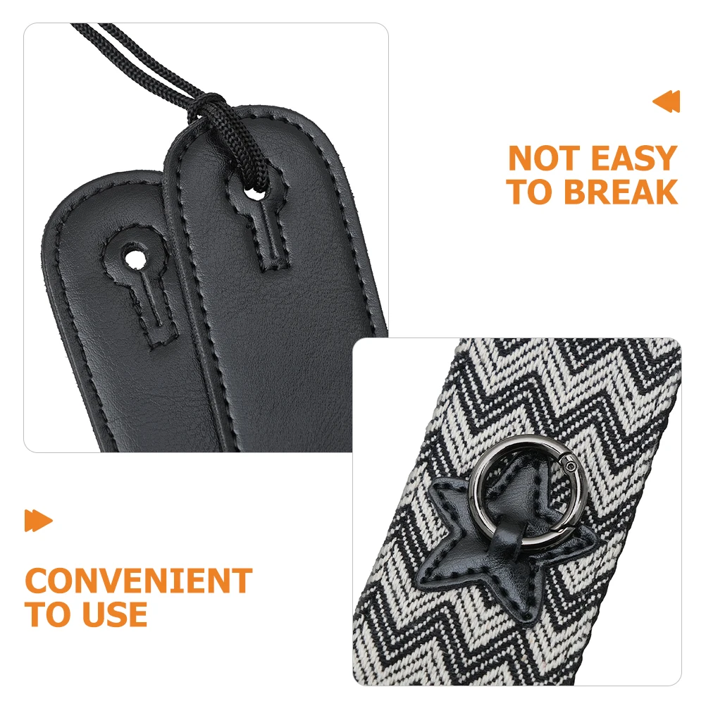 

Adjustable Strap Lightweight Durable Ukulele Strap Wide Comfortable Breathable Anti-Wear Strong Load Bearing Capacity Easy Carry
