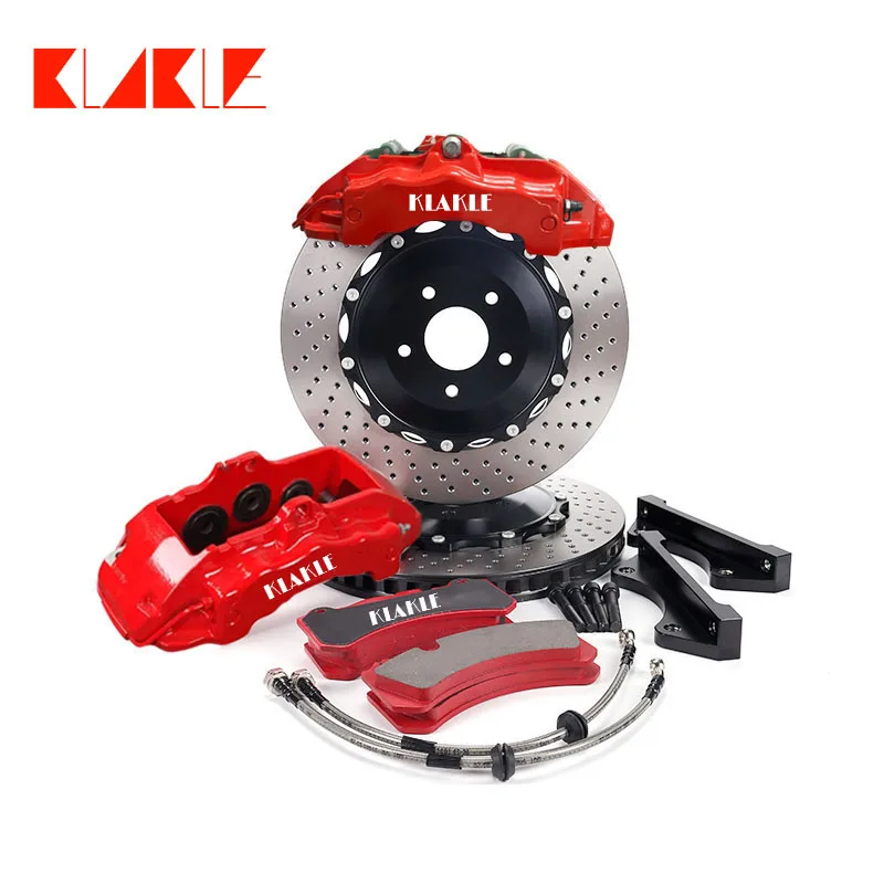 

KLAKLE HighTemperature Braking Coating Aluminum Brake Caliper 18Z 380*34MM Racing Brake Disc For Audi A4L B8