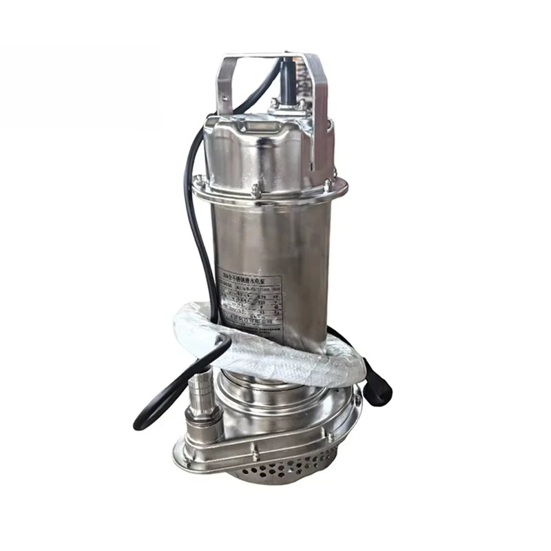Hot Sale 220V/380V Submersible Sewage Pump Cutting Grinder Pump Dirty Water Sludge Pump for Farm Sewage