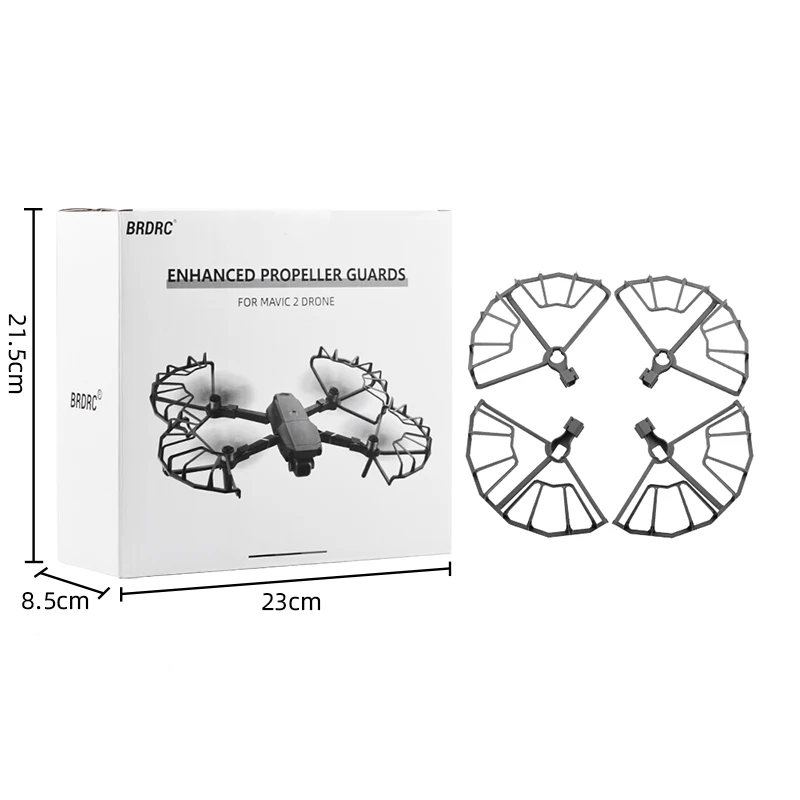 Propeller Guards for DJI Mavic 2 Pro/Zoom Blade Bumper Propellers Propeller Extension Shielding Ring Cover Drone Accessoriess