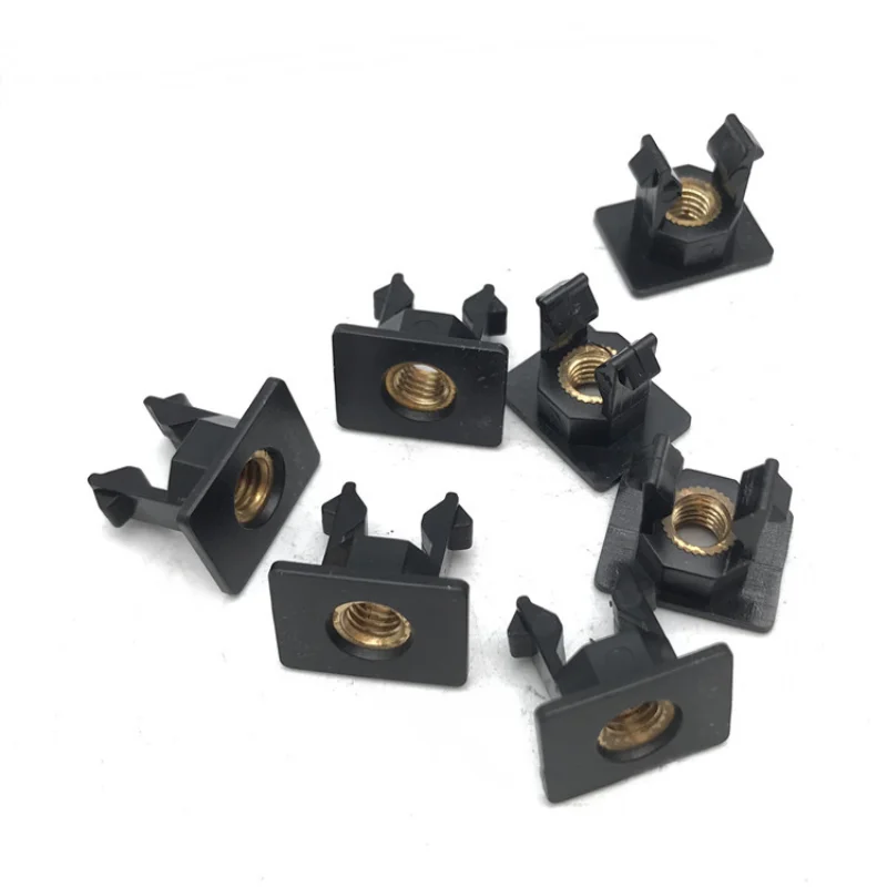 Para Chery Tiigo 7/8/ 5X Arrizo Arrizo EX GX E3 10/5/2/1 Uds Clip de fijación de placa de matrícula tuerca tornillo de Base de montaje