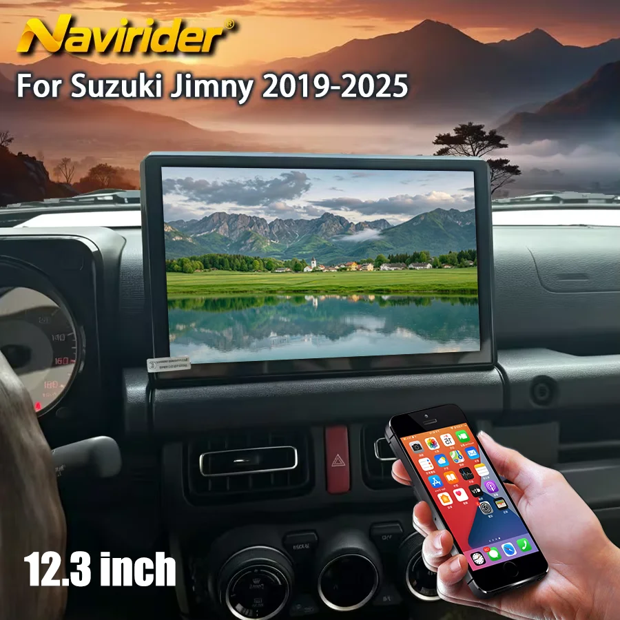 11.5“ For Suzuki Jimny 2019-2025 Wireless Carplay Android Auto Rear View Camera Input USB MP5 Video Player WIFI HiFi Car Audio