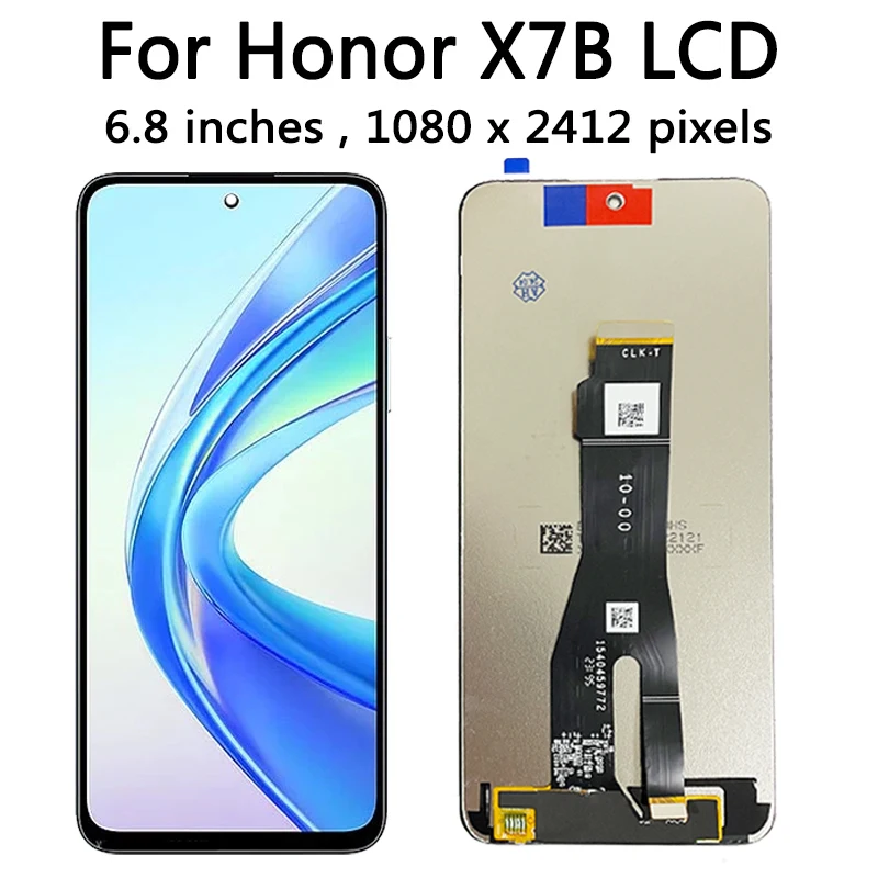 6.8“inch For Huawei Honor X7b LCD CLK-LX1, CLK-LX2, CLK-LX3 Display Screen Touch Panel Digitizer For HonorX7b Display Frame