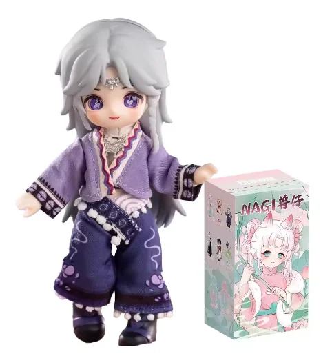 Nagi Beast 4th Generation กล่องตาบอด Xiaoyao Bjd โทรศัพท์มือถือตุ๊กตา Handmade หญิง Action Figure ของขวัญวันเกิดเดสก์ท็อปตกแต่ง