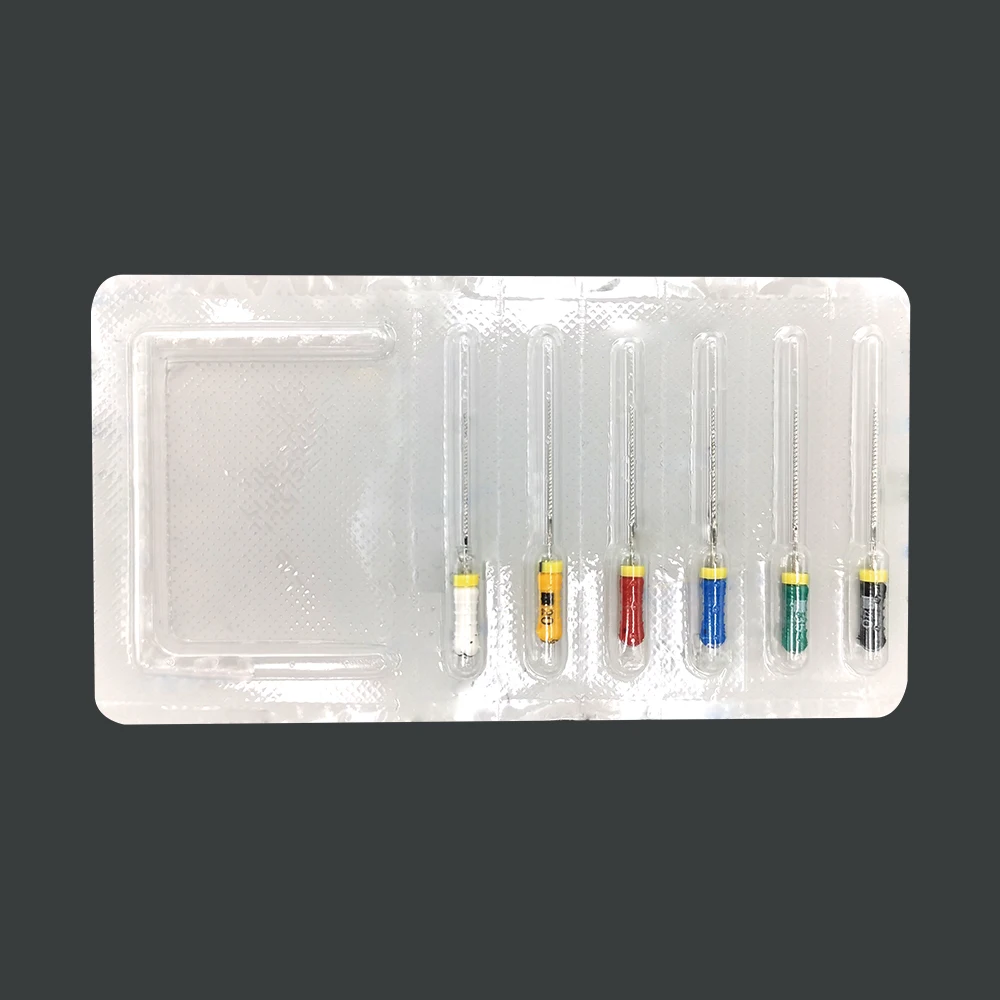 8 Packungen Dental K-Dateien Hand verwenden 8 #10 #15 #15-40 # Mallefer K-Datei 21mm/25mm/31mm Feilen Wurzelkanal endodon tische Instrumente – Detail 1