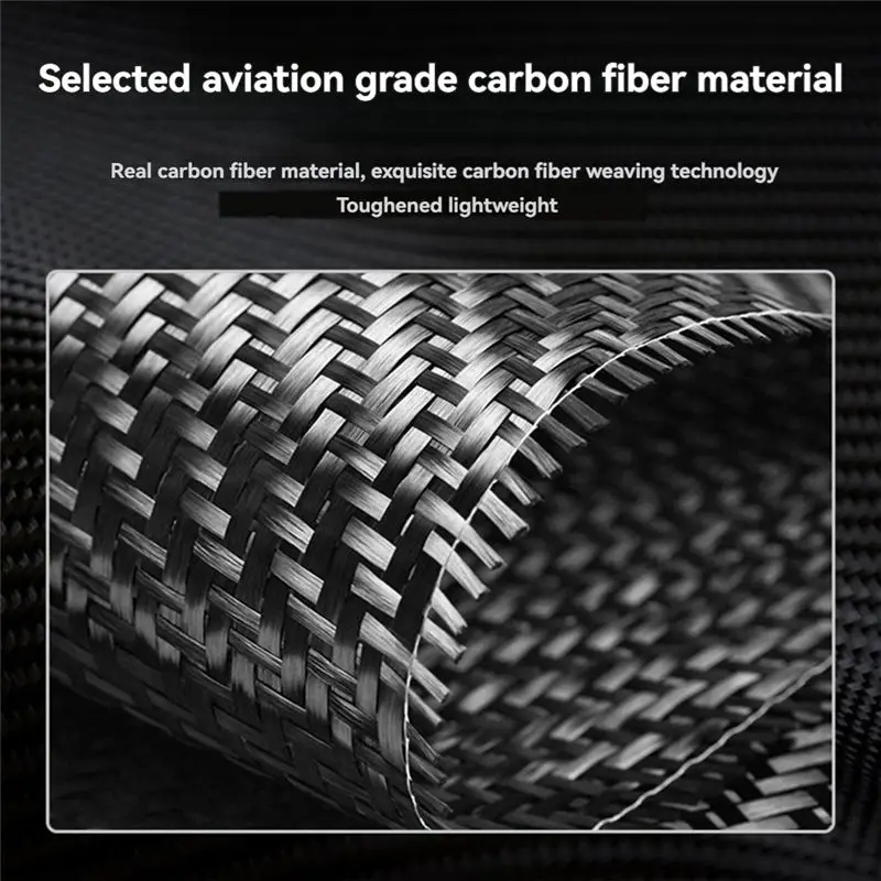 Efficientt-Real Carbon Fiber For Abarth 500 595 695 2017-2023 Car Front Bumper Lower Lip Decorative Strip