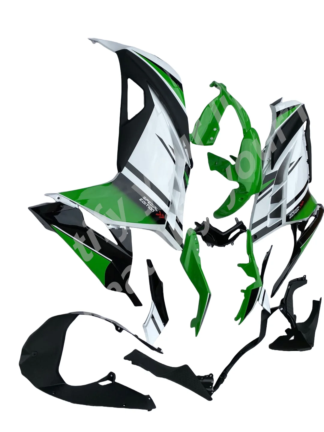 For Kawasaki Ninja 300 2013 2014 2015 EX 300 Motorbike ABS Bodywork Fairings Kit Injection Molding green white black