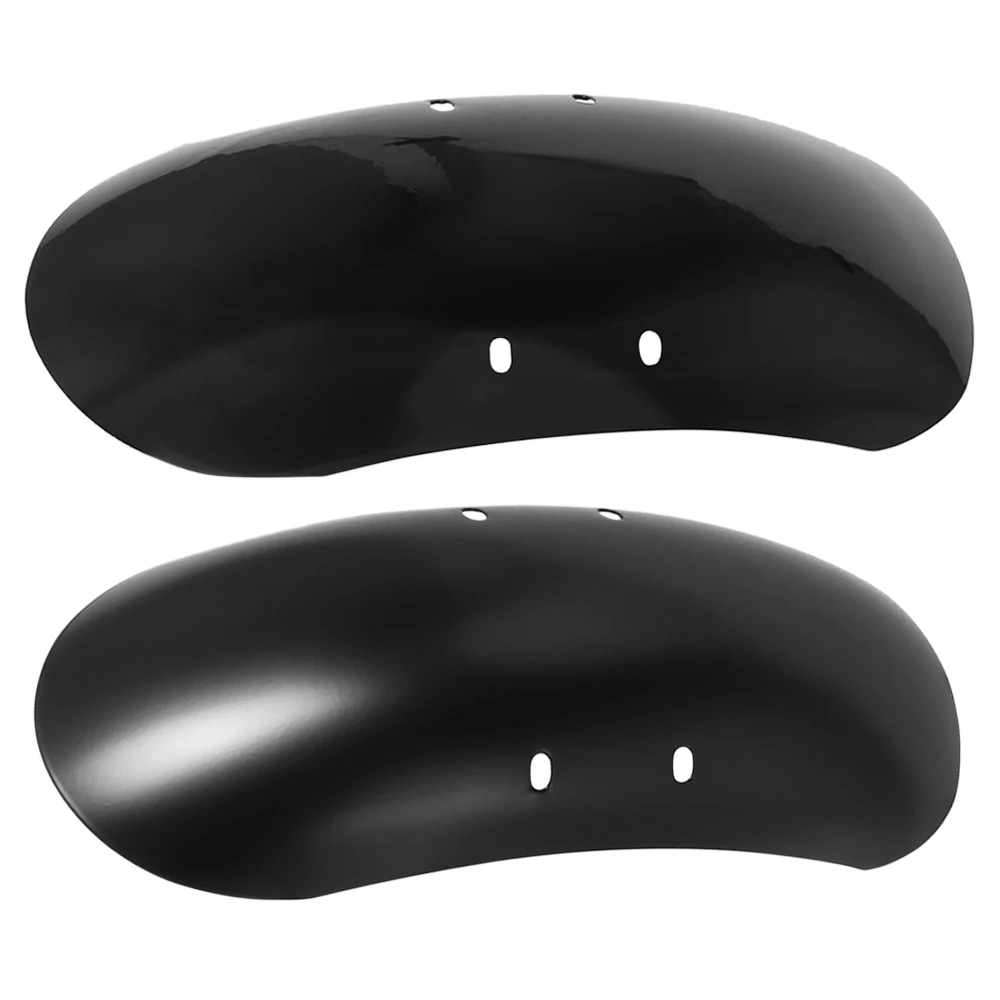 Motorcycle Short Front Fender Mudguard Mudflap Black For Harley Sportster 48 XL1200X 2010-2020 image 2