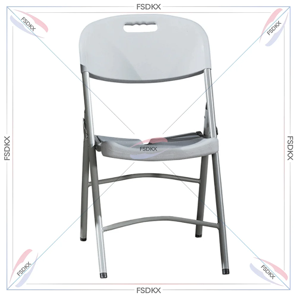 China Factory Price White Plastic Wedding Folding Chair For Party