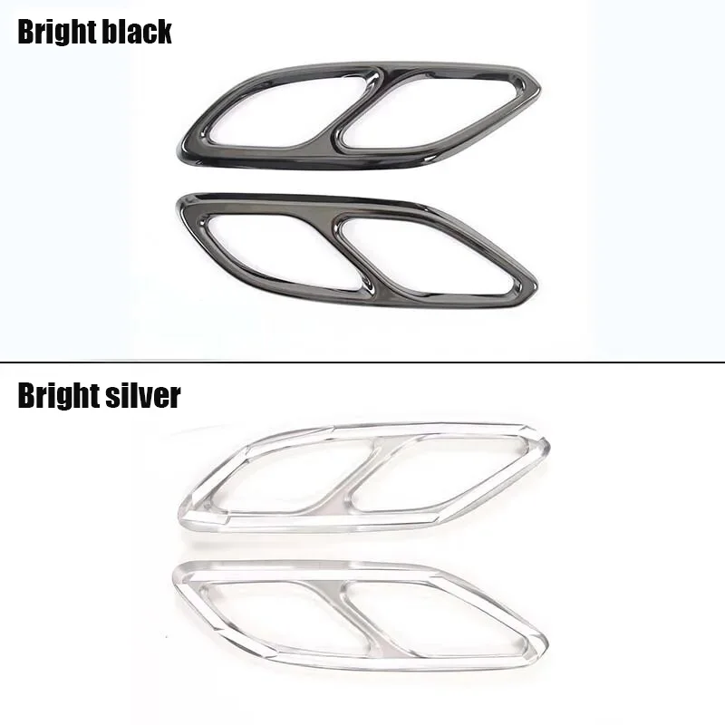 

Car Styling Tail Muffler Exhaust Pipe Output Cover Trim Fit For Mercedes Benz CLA Class C118 W118 2020-2023 Exterior Accessories