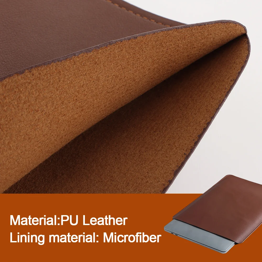 13 14 15 Inch Laptop Sleeve Carring Case Microfiber Lining PU Leather Notebook Case for Lenovo Dell Laptop - view 4