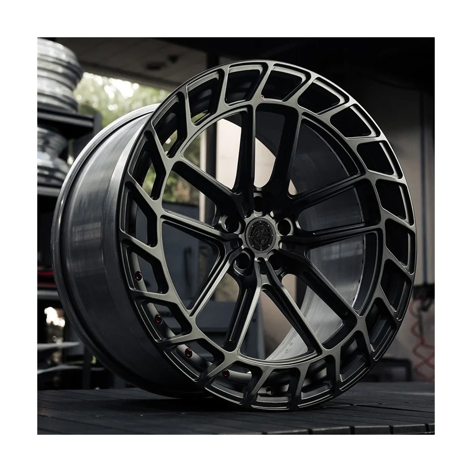 

2 Piece 5x112 5x114.3 18 19 20 21 22 24 26 Inch Alloy Wheels With Decorative Rings Forged Wheels For Porsche Paramera
