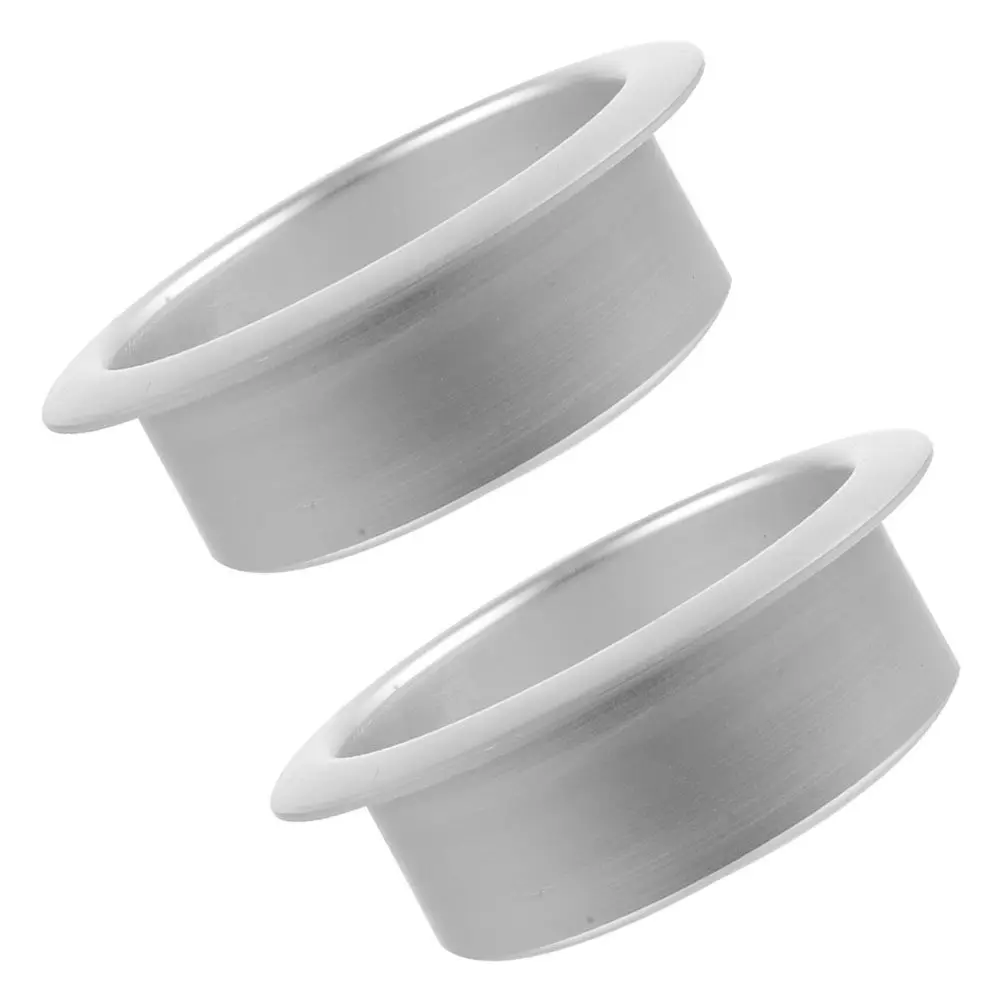 2Pcs Stainless Steel Cup Holder Insert for Sofa Recliner Car Boat Rv Metal Drink Can Holder Boat Cup Holders Beverage Carrier