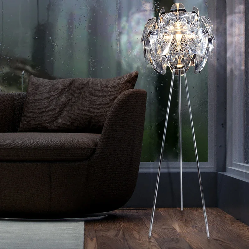 مصباح أرضي فاخر، جو شمالي، مصباح طاولة قائم، غرفة المعيشة، غرفة النوم، بجانب السرير، مصباح أرضي مزخرف حديث