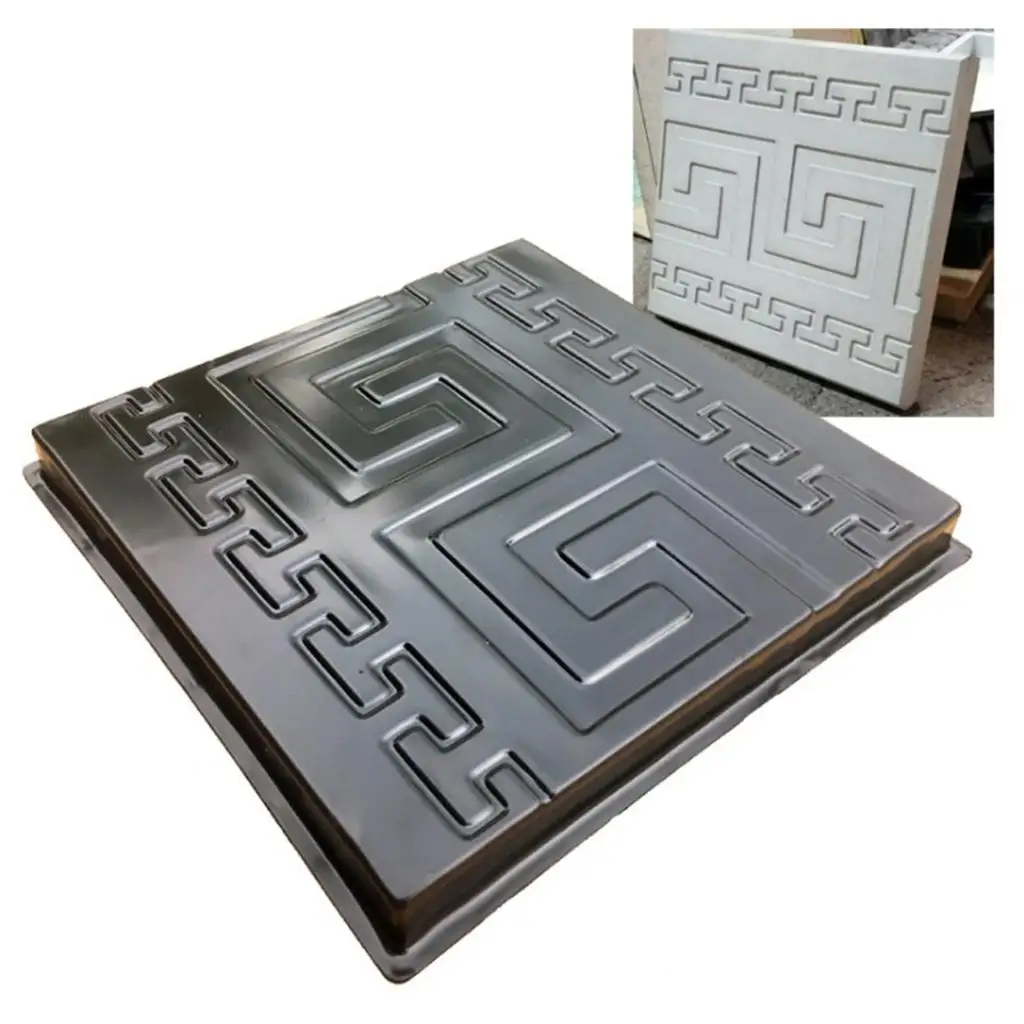 DIY Plastic Stepping Stone Making Garden Paving Slab Concrete Molds for Home Path Decoration