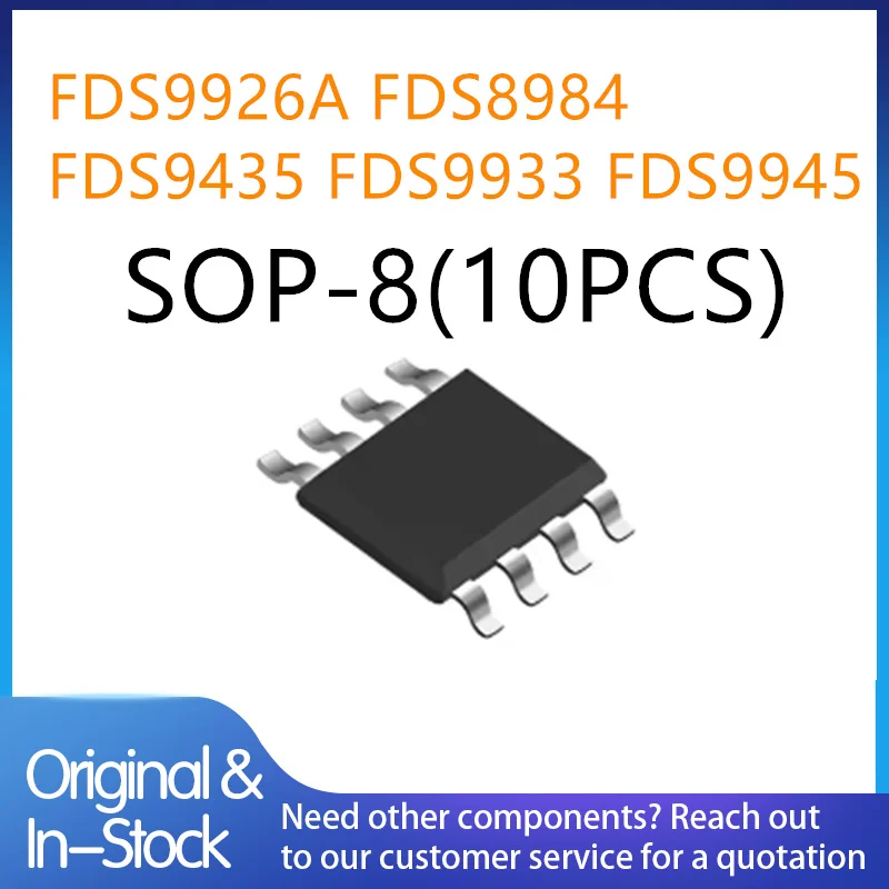 (10piece) 100% New FDS9926A FDS8984 FDS9435 FDS9933 FDS9945 sop-8 Chipset