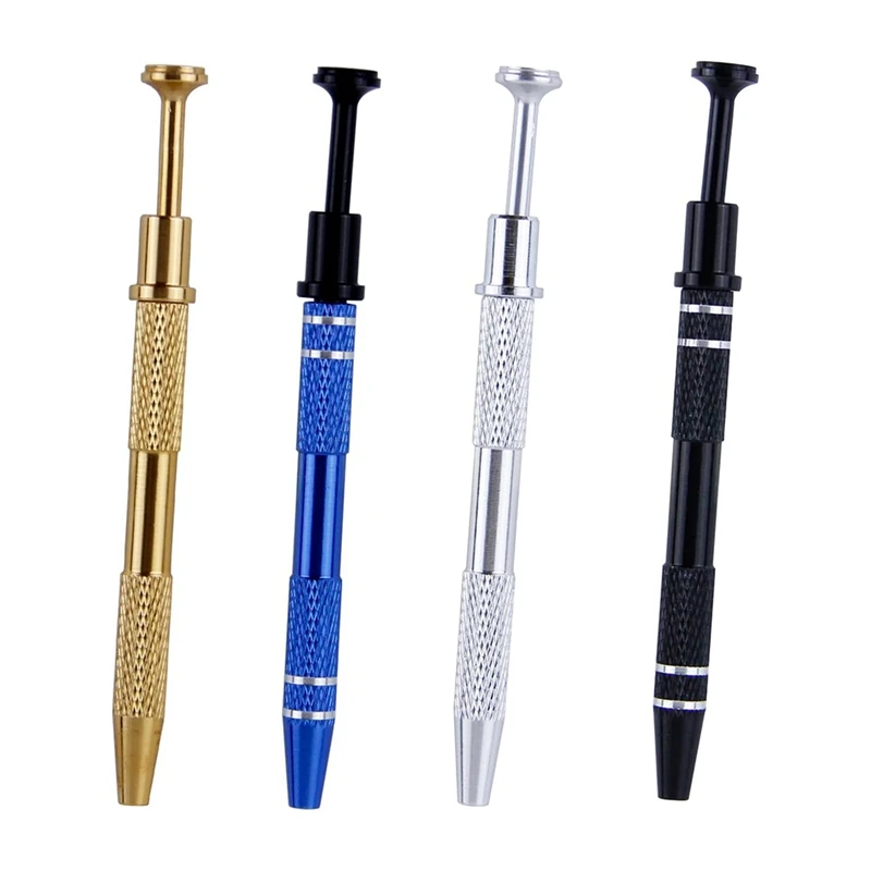 4 Pcs Jeweler's Pick Up Tool, Stainless Steel Piercing Ball Grabber-Tool, Pearl Grabber-Pick Up Tool With 4 Prongs