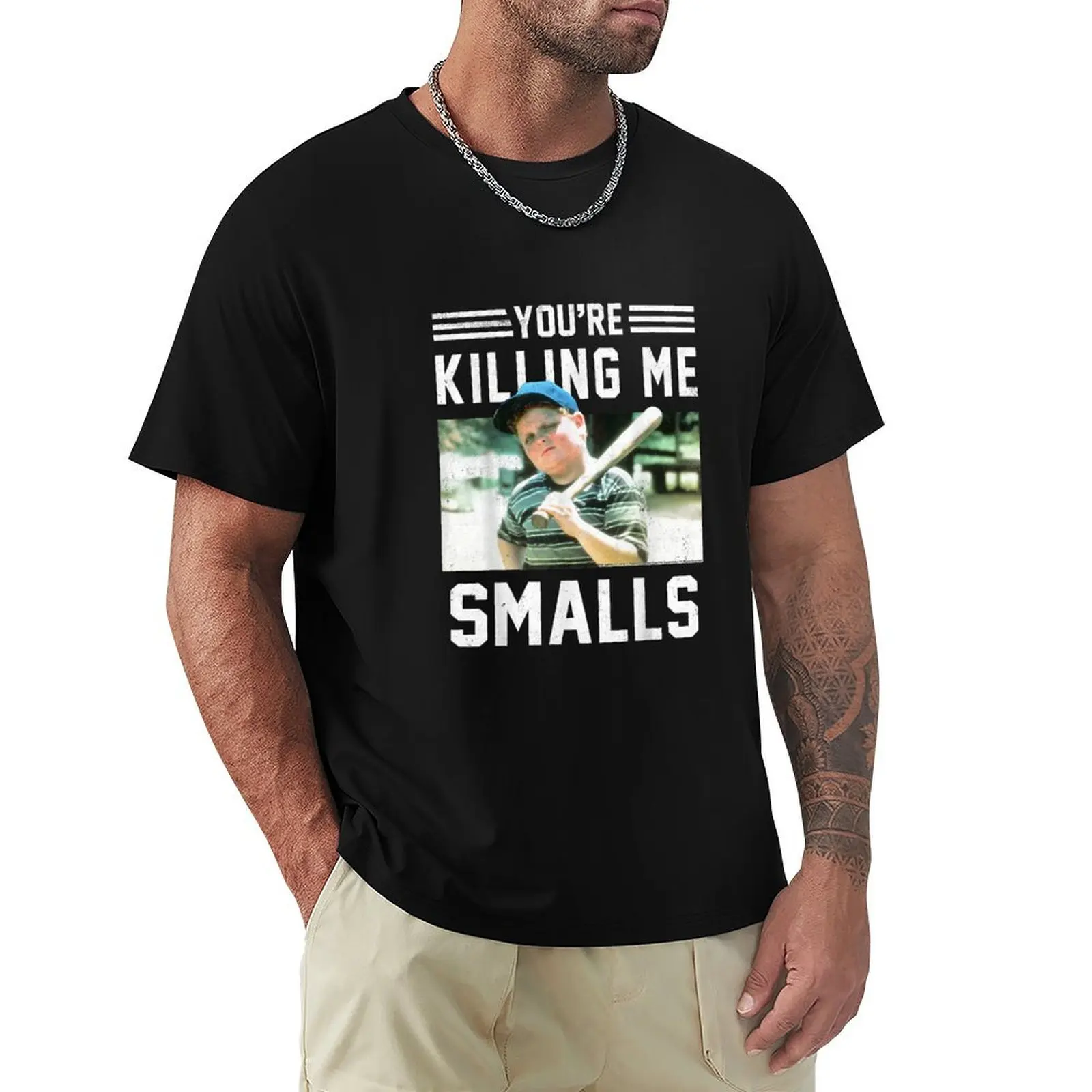 The Sandlot Ham You're Killing Me Smalls Portrait T-Shirt Christmas Casual Tee Shirt