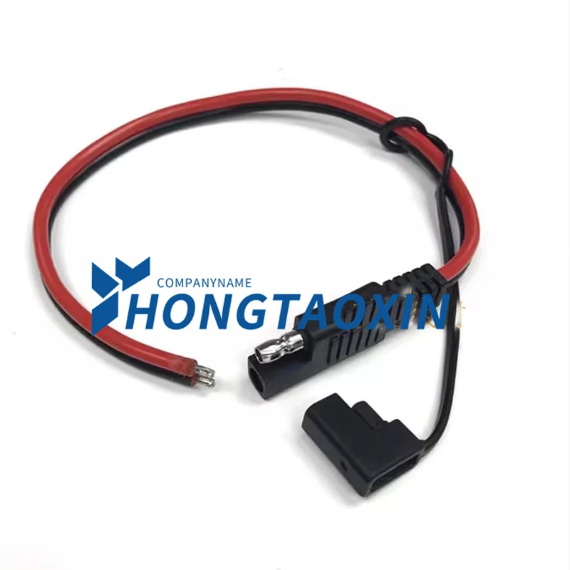 Cavo di alimentazione automobilistico SAE di alta qualità, connettore a proiettile per auto single-ended, tappo antipolvere, filo 14AWG in rame puro