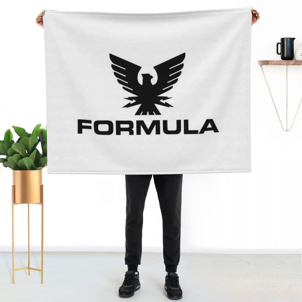 Formula Racing Boating Throw Blanket Easy Care Comfortable Blanket for Couch