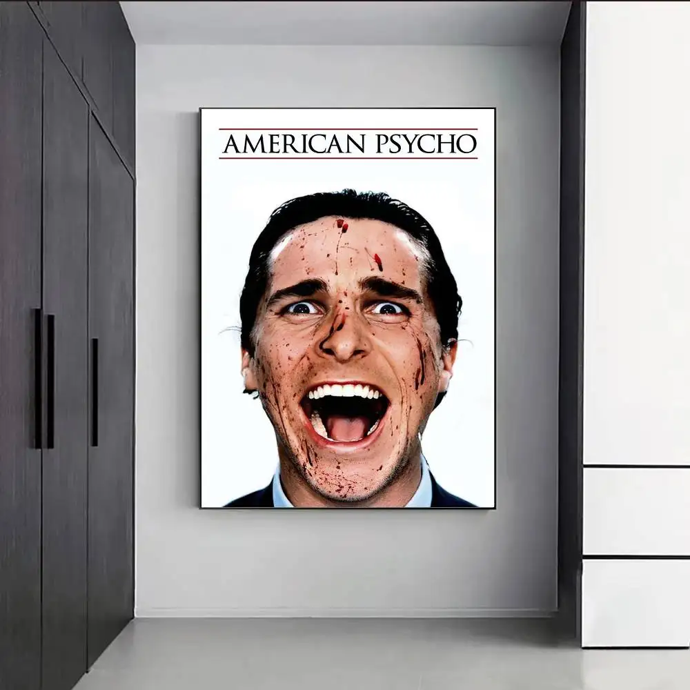 Movie A-American Psycho Poster Versatile HD Waterproof Wall Art Self-Adhesive Decor for Any Space Ideal Gift