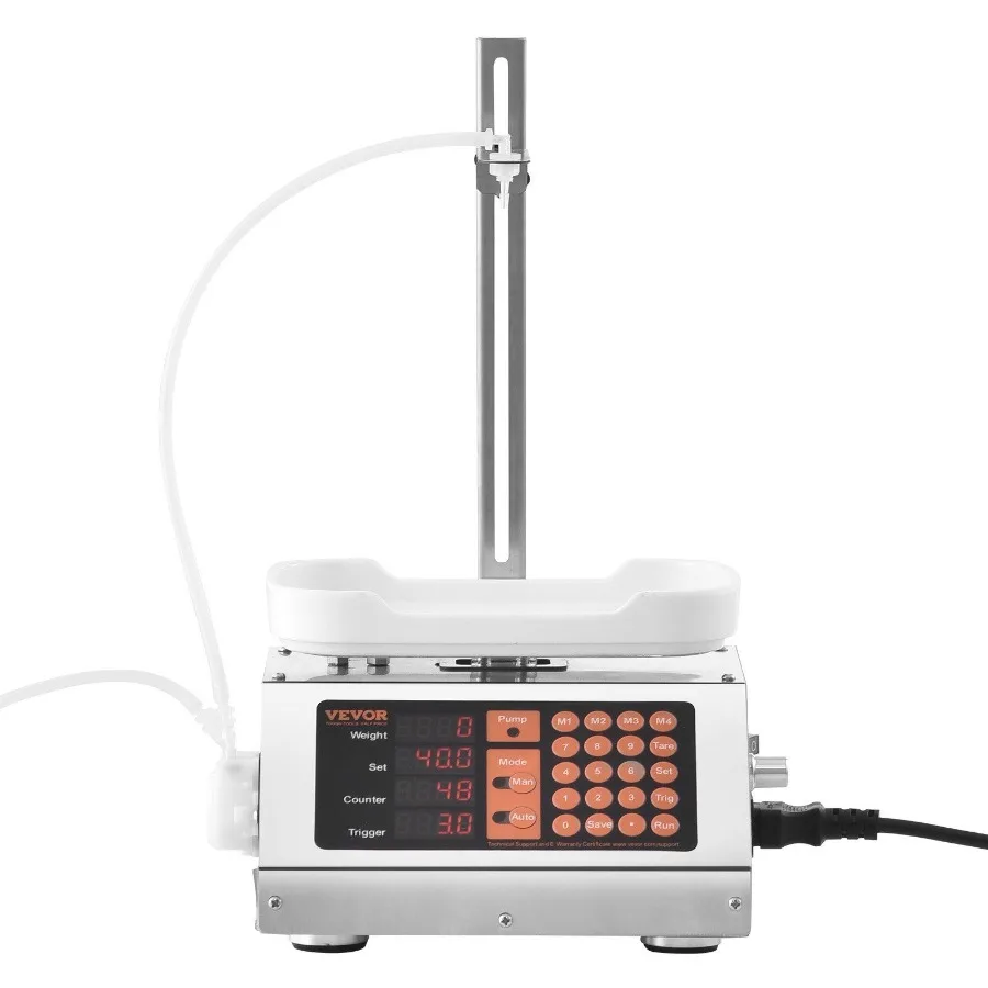 

Liquid Filling Machine 550 g Weighing Capacity Automatic Bottle Filler Machine Bottling Machine Peristaltic Pump Digital Contr