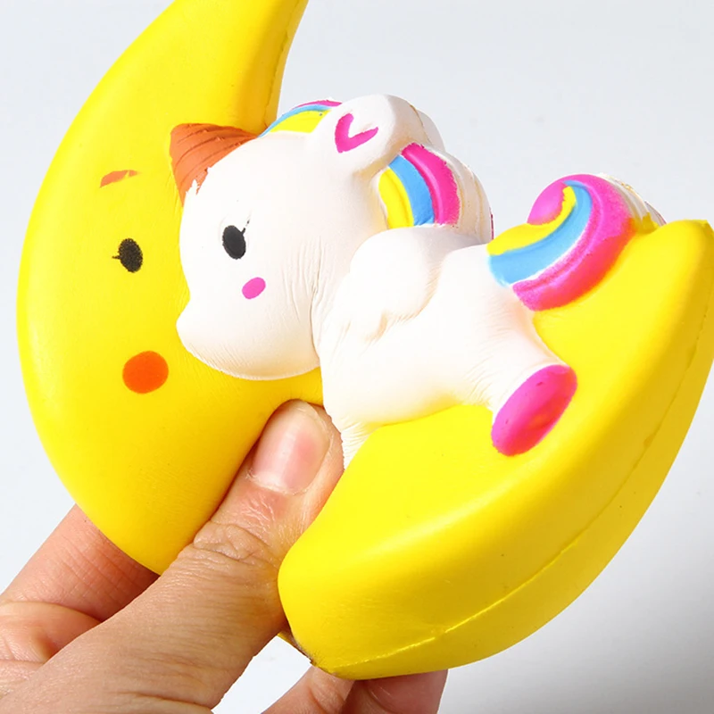 

Cartoon Cute Moon Pegasus Slow Rebound Stress Relieving Toys Funny Unicorn Stress Relief Toys Children's Holiday Birthday Gift