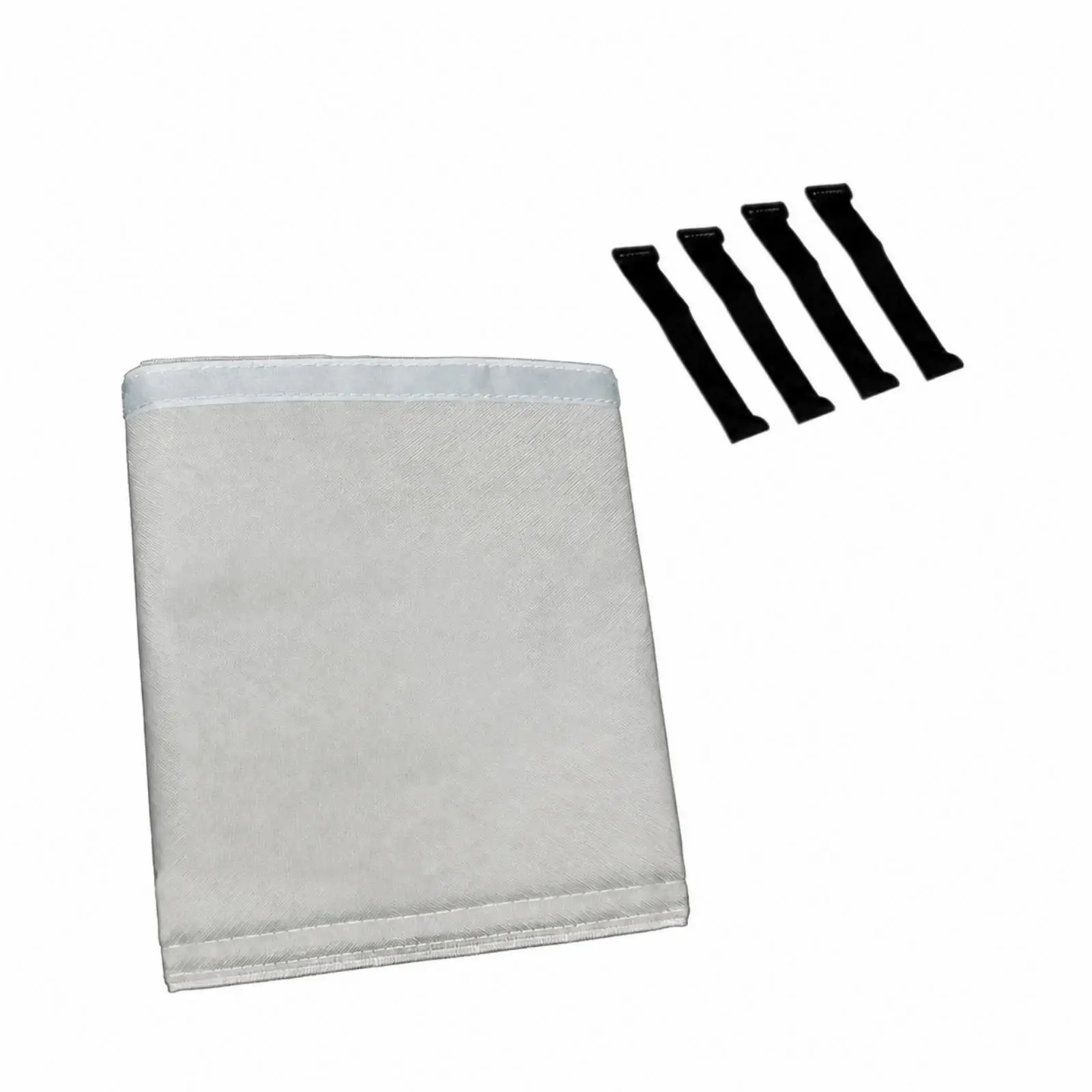 Outdoor AC Pipe Insulation Wrap for Air Conditioner Line Protection with Aluminum Foil Lining and Straps