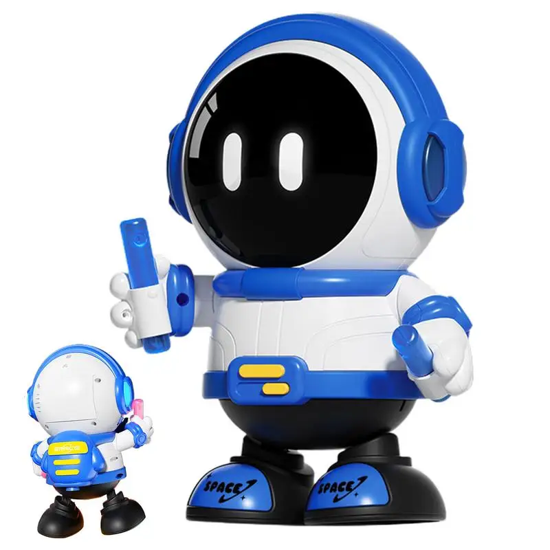 Robot for Kids Rechargeable Dancing Robot in Astronaut Shape with Lights Educational Multifunctional Toy Robot with Music