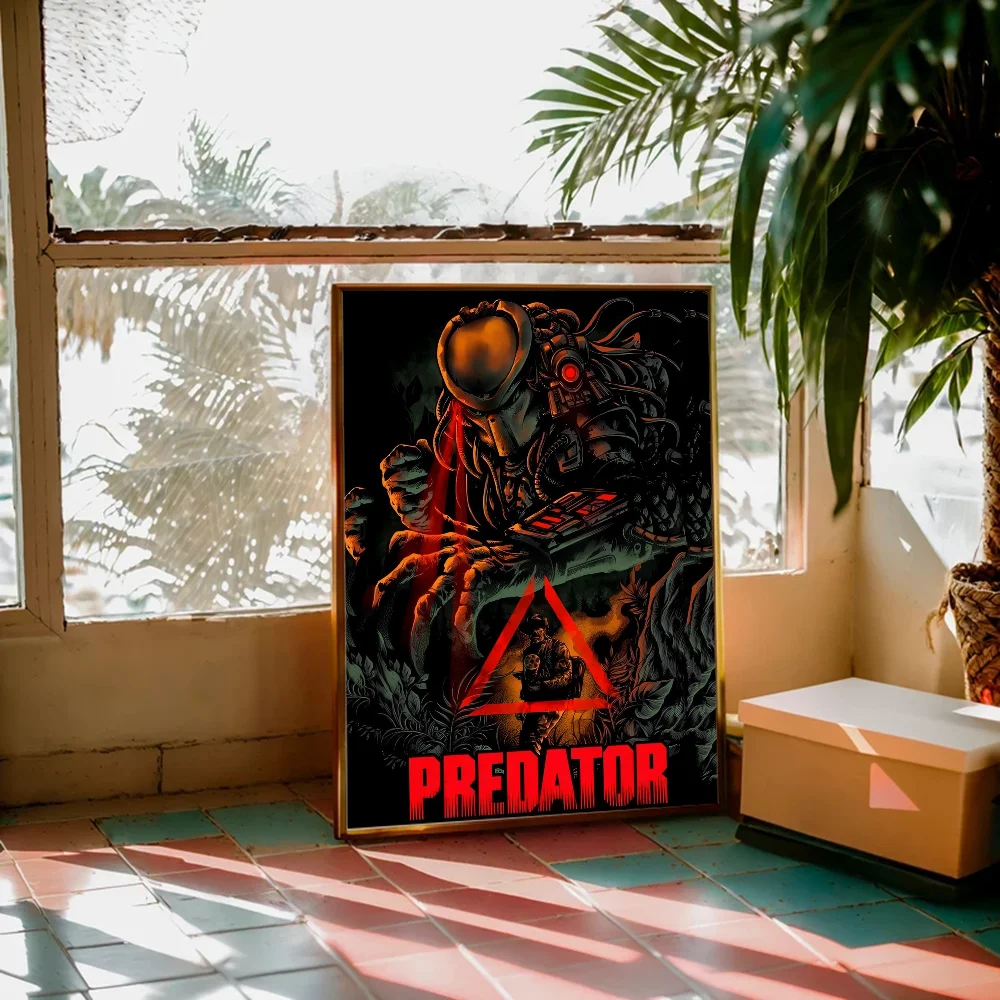 ملصق ورقة عمل المفترس ، ملصق ورقي مقاوم للماء ، لوحة جدارية فنية جمالية ، بار المقهى