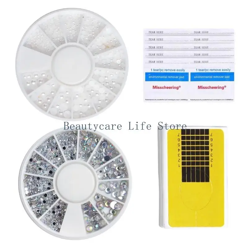 652C Art Design Tools Art Decorations Nails Rhinestones Tape Strip
