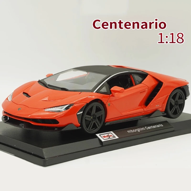 

Maisto литой под давлением масштаб 1:18 Centenario спортивный автомобиль из сплава, имитация модели автомобиля, коллекция сувенирных украшений, подарок, статический дисплей