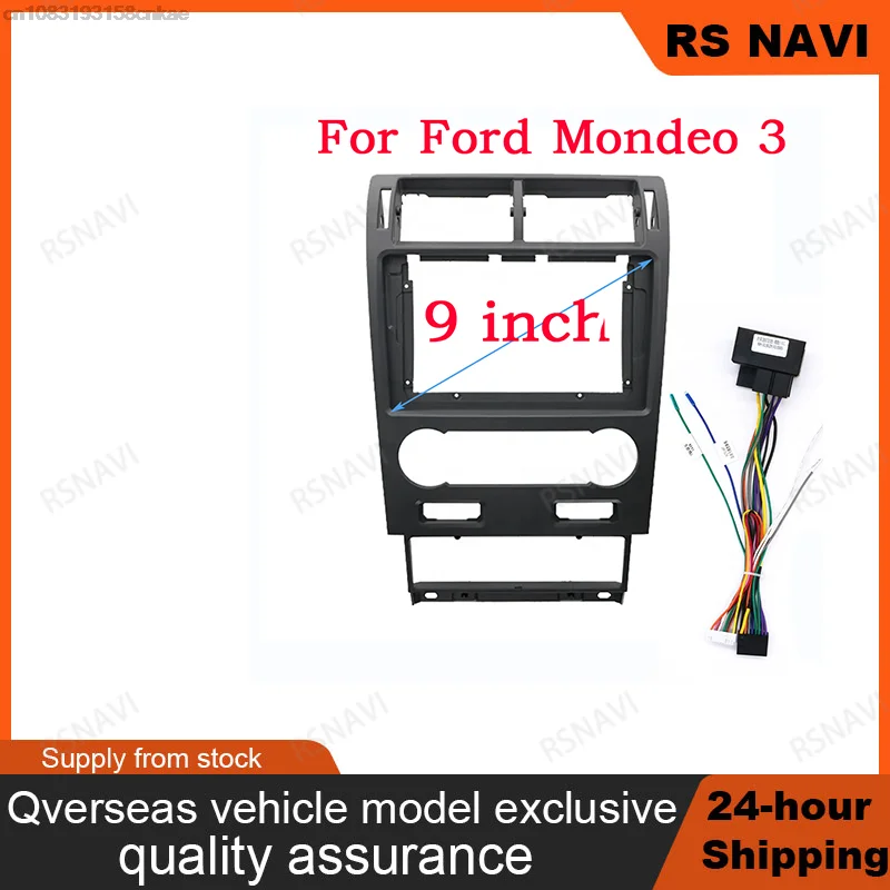 

Автомобильный радиоприемник RSNAVI 2 Din 9 дюймов Android для Ford MONDEO 2004 2005 2006 2007 специальный комплект отделки для приборной панели DVD рамка панель установка