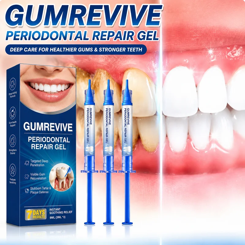 GumRevive Teeth Gum Care Gel Teeth Whitening Periodontal Repair Deep Cleaning for Brighter Smile & Gum Health, Fresh Oral Care
