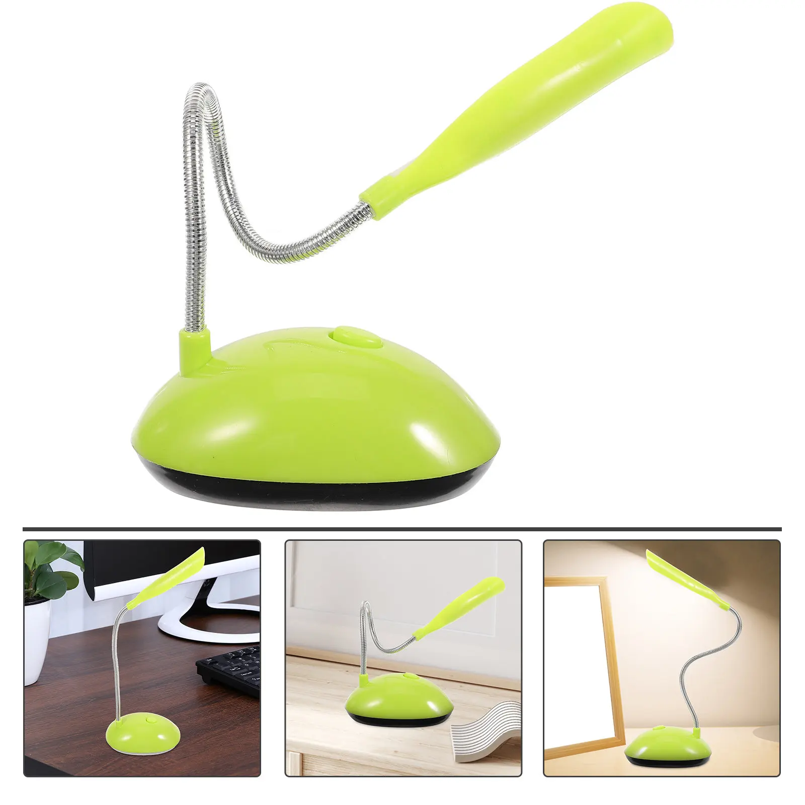 

Компактный складной портативный ночник с LED-подсветкой для чтения на рабочем столе, настольная лампа с питанием от сети.