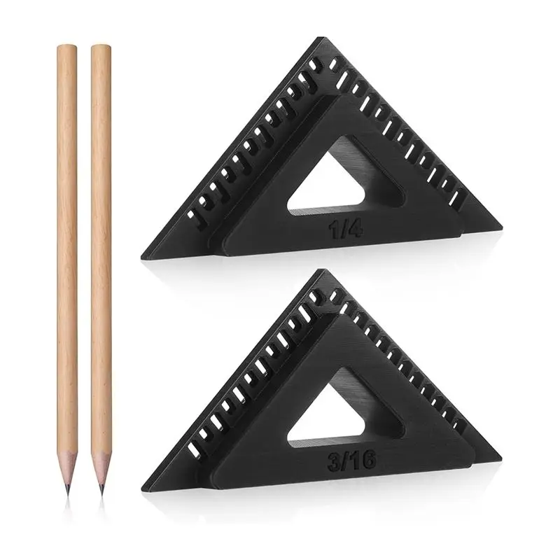 AT02-4Pcs Door And Window Casing Reveal Marking Tool 3/16 And 1/4 Inch Trim Marking Gauge For Woodworking Decoration Projects