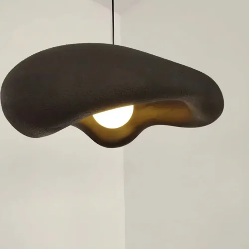 현대 디자인 레스토랑 펜던트 조명 일본식 Wabi Sabi 펜던트 조명 북유럽 침실 식탁 홈 인테리어 커피 숍