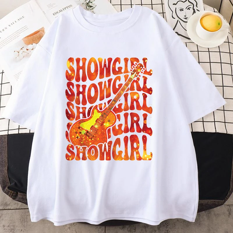 

Hot the Life of a Showgirl Album Graphic Short Sleeve T-shirts for Women Men Shirts Loose T-shirt Casual Summer T-shirts