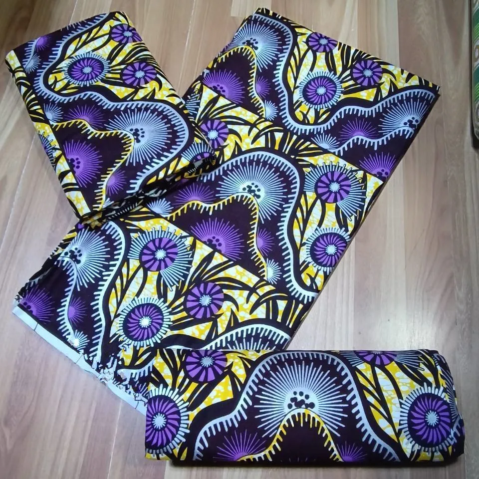 african print fabric cotton 100% high quality 2022 ankara fabric african real wax print cotton tissus africain 6yard