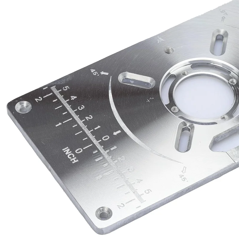 ABLL-Router Table Insert Plate, DIY Router Table Insert Plate For Woodworking Benches,Table Top Insert Mounting Plate Durable